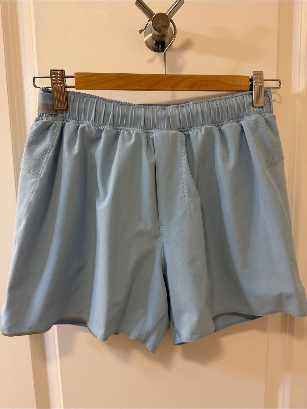 lululemon athletica Light Blue Men's Athletic Shorts